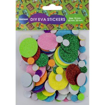 Decoration stickers ROUND shape d.10&20&30mm 160pcs