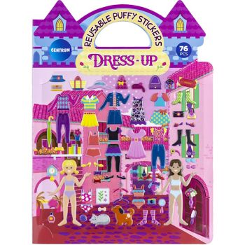 Decoration stickers “DRESS-UP” Puffy 23x30mm &20x35mm (