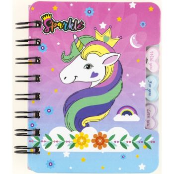 Note book spiral 120x92mm 50sh. (ruled) "UNICORN" SPECIAL OFFER 