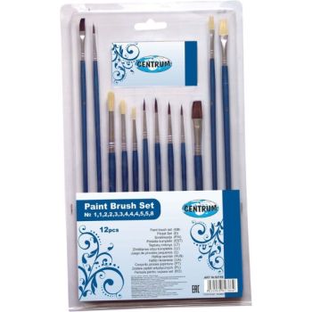 Artistic brushes set of 12pcs 