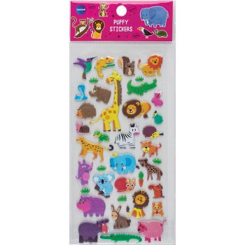 Decoration stickers Puffy 23x30mm &20x35mm (sheet size 19.5x9.5cm) 