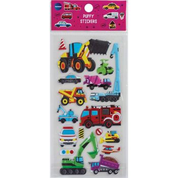 Decoration stickers Puffy 23x30mm &20x35mm (sheet size 19.5x9.5cm) B