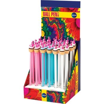 Ball pen blue ink 0.7mm MINI FLAMINGO ICE CREAM