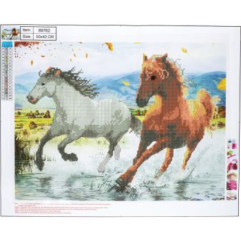 Diamond pictures "HORSES"   canvas 40x50cm  - SPECIAL OFFER