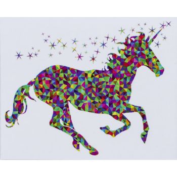 Acrylic paints & canvas pictures painting by number 40x50cm UNICORN - SPECIAL OFFER