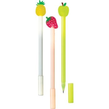 Ball pen blue ink 0.7mm FRUITS  - 1 Piece