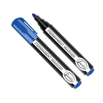 Permanent marker BLUE bullet tip