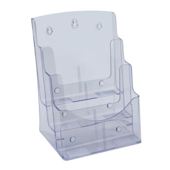 Acrylic Display Stand A4 - 3 compartments