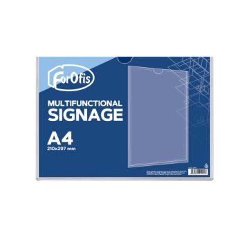 A4  Multifunctional signage Horizontal 