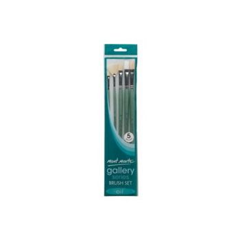Gallery Series Brush Set Oils 5pcs   - Mont Marte
