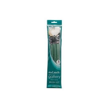 Gallery Series Brush Set Oils 5pcs   - Mont Marte