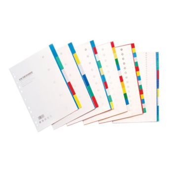 Plastic Divider  A4 15 Colors  