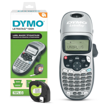 DYMO LETRATAG MACHINE ENGLISH LT-100HS SILVER 2174577