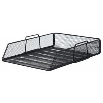 Metal Mesh  Letter Tray Single (Stackable) Black