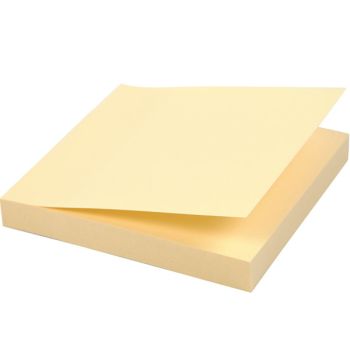 Sticky Notes 75x75 Yellow  100 sheets  -  BEST SELLER