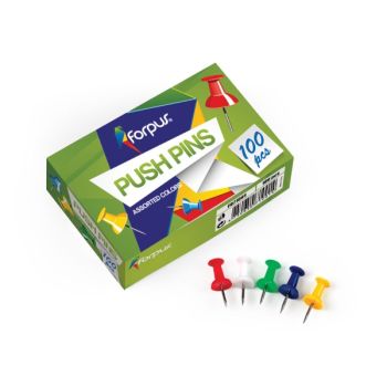 Push Pins Assorted Colors 100pcs  