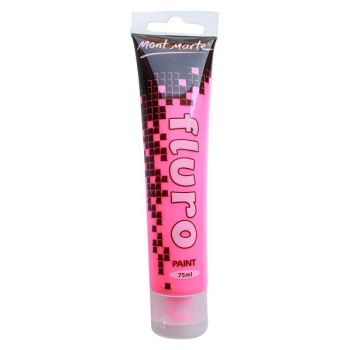Fluorescent Paint 75ml  Pink  PMFL0005