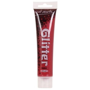 Glitter Paint 75ml  Red  PMGL0005