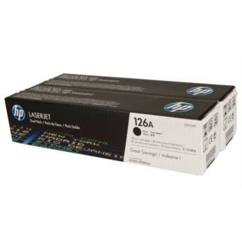 HP LASER TONER 128 Black TWIN BLACK - SPECIAL OFFER