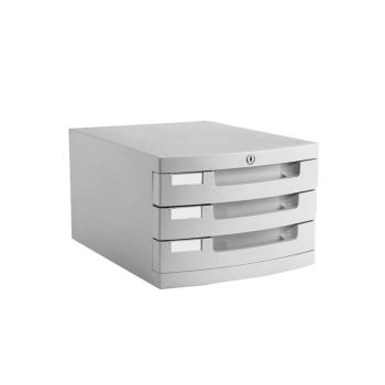 Organaizer box FOROFIS 3 drawers files with lock and keys 