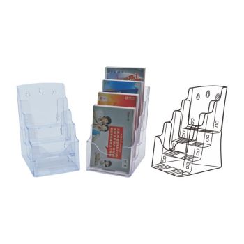 A5  Acrylic Stand  4 Compartments