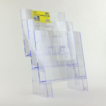 Acrylic stand A4 triple