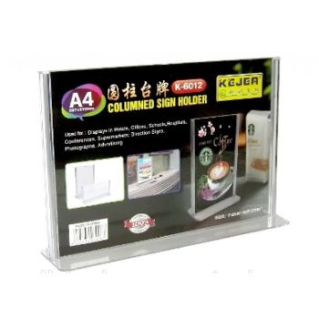 A4 Acrylic Display  T-Stand - Landscape
