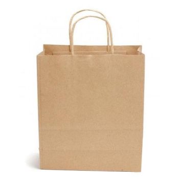 Shopping Bag Kraft 22x31x10cm  (Medium)