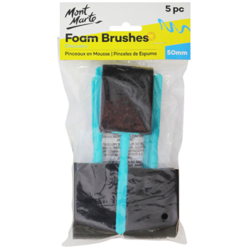 Foam Brushes Discovery 50mm 5 pieces  - Mont Marte
