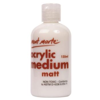 Acrylic Medium Matt 135ml  - Mont Marte