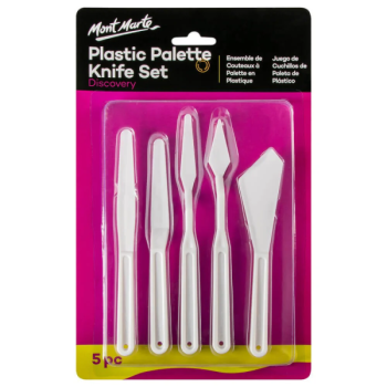 Plastic Palette Knife Set Discovery 5 pieces  - Mont Marte