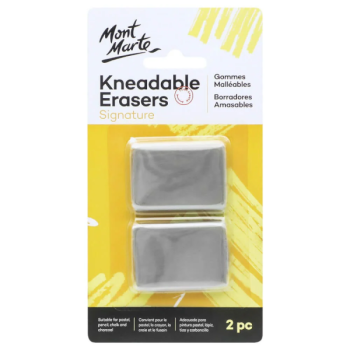 Knead-able Erasers  2pcs   - Mont Marte