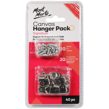 Canvas Hanger Pack Signature 40 pieces   -Mont Marte