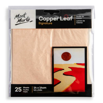 Imitation Copper Foil  14x14cm 25Sheets  - Mont Marte