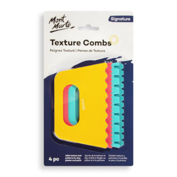Texture Combs Signature 4pieces  - Mont Marte