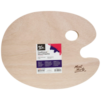 Traditional Wood Palette Signature 30 x 38cm   - Mont Marte