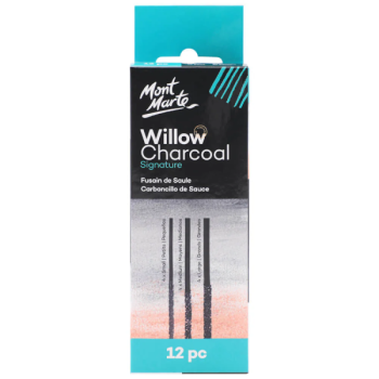 Willow Charcoal Pencil 12 pieces - Mont Marte