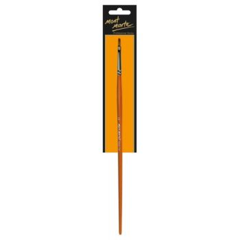 Artist Brush Taklon Flat Long 2 Kit - Mont Marte