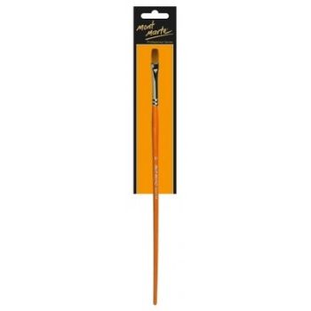 Artist Brush Taklon Flat Long 6 Kit - Mont Marte