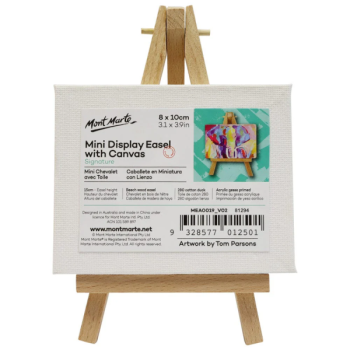 Mini Easel With Canvas 8x10cm   - Mont Marte