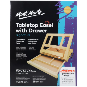 Table Easel with Drawer Signature  - Mont Marte