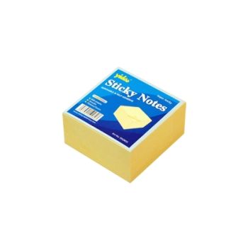 Sticky Memo Cube 75x75 Yellow 400 Sheets