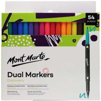 Dual Tip Markers Discovery 54pieces - Mont Marte