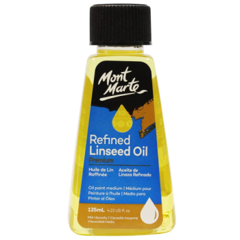 Refined Linseed Oil Premium 125ml   - Mont Marte