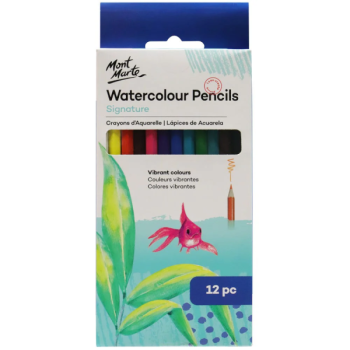 Watercolour Pencils Signature 12 pieces - Mont Marte