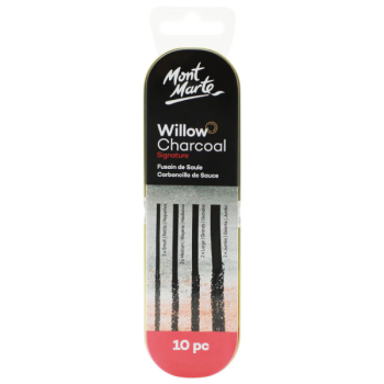Willow Charcoal in Tin Signature 10pieces  - Mont Marte