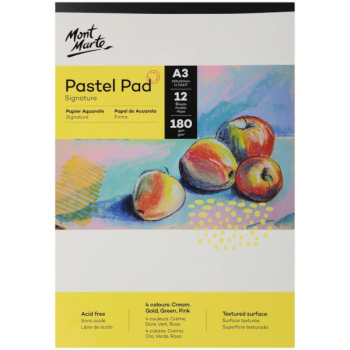 Pastel Pad A3 190gsm  4 Colors 12 Sheets - Mont Marte