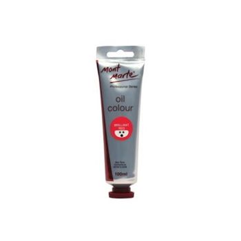 Oil Paint Brilliant Red 100ml Mont Marte