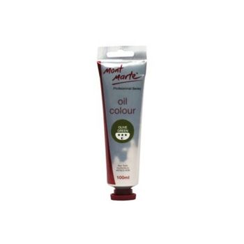 Oil Paint Olive 100ml Mont Marte