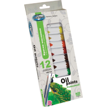 Oil paints,metal tubes 12col. *12ml  - Centrum